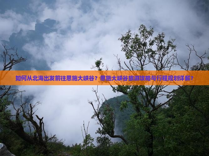 北海去恩施大峡谷攻略