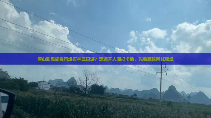 唐山到恩施梭布垭石林五日游