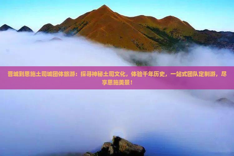 晋城到恩施土司城团体旅游