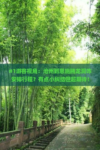 沧州到恩施腾龙洞旅行社