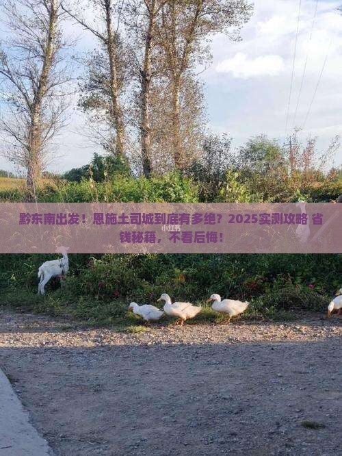黔东南到恩施土司城景点