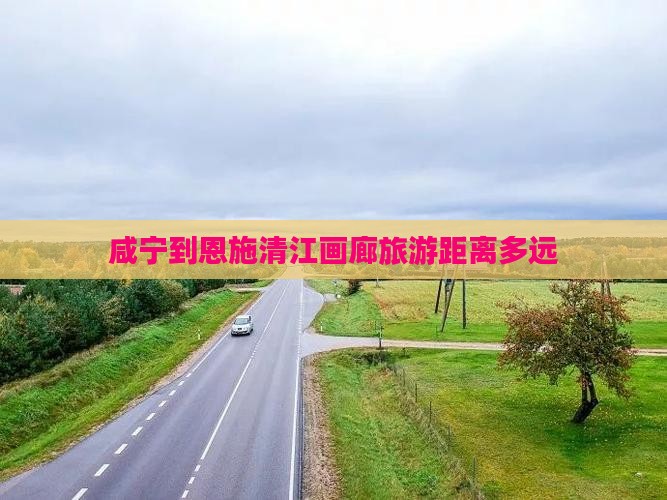 咸宁到恩施清江画廊旅游距离多远