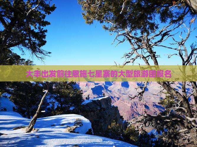 大丰出发前往恩施七星寨的大型旅游团报名