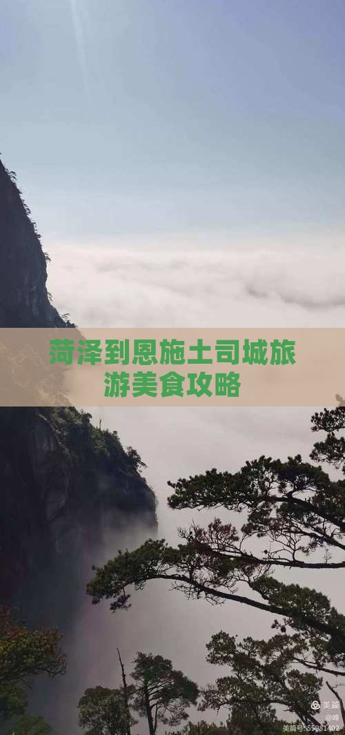 菏泽到恩施土司城旅游小吃