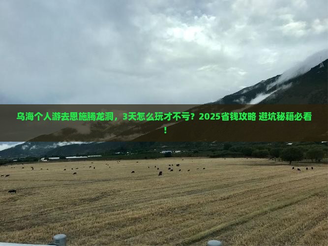 乌海市到恩施腾龙洞个人游