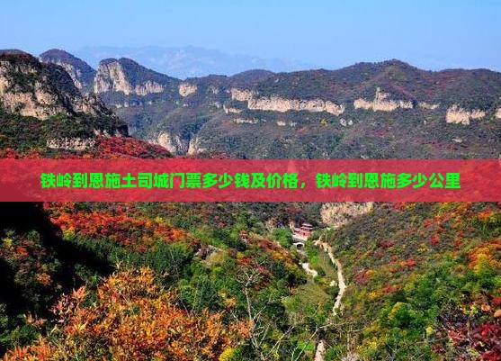 铁岭到恩施土司城门票