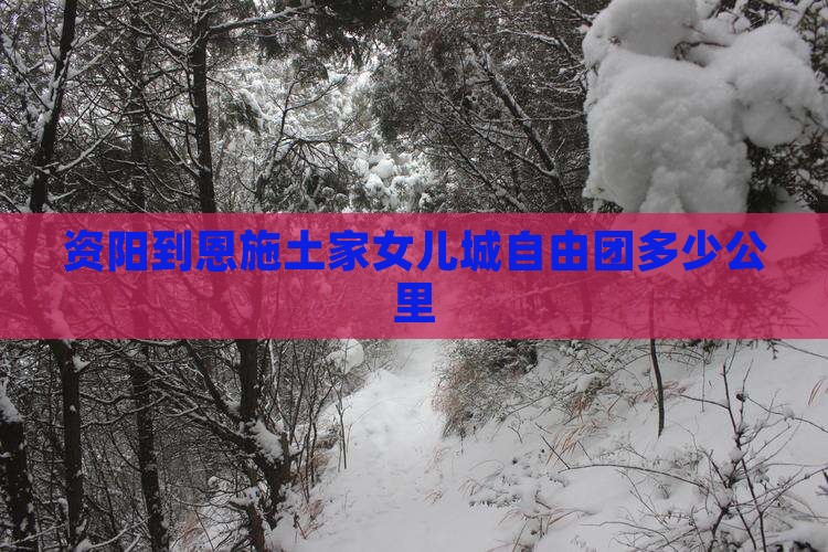 资阳到恩施土家女儿城自由团