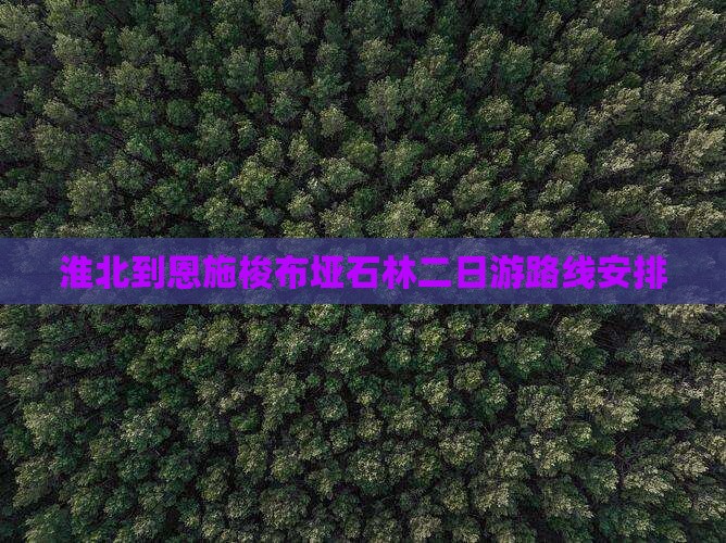 淮北到恩施梭布垭石林二日游