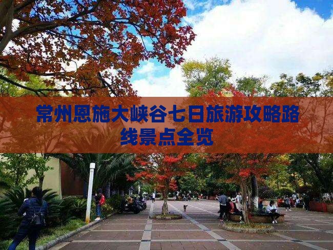 常州去恩施大峡谷七日游