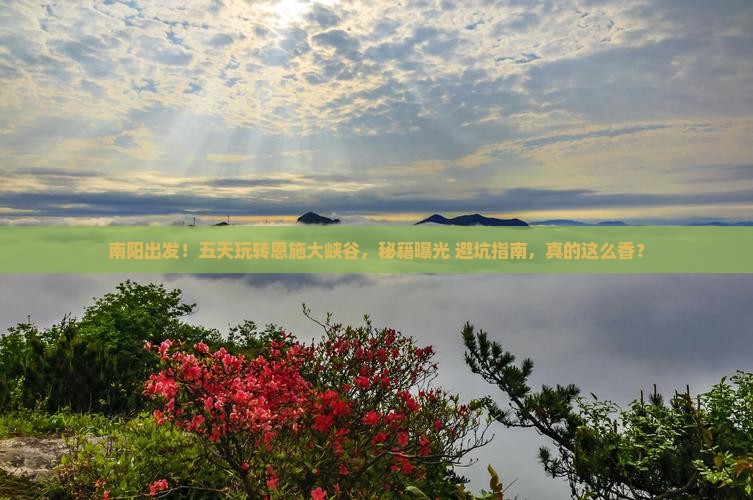 南阳到恩施大峡谷五日游 南阳到恩施大峡谷五日游