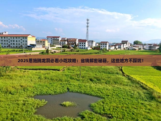 玉树去恩施腾龙洞旅游小吃 玉树去恩施腾龙洞旅游小吃