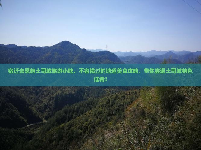 宿迁去恩施土司城旅游小吃