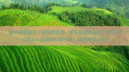 春节到恩施清江画廊四日游