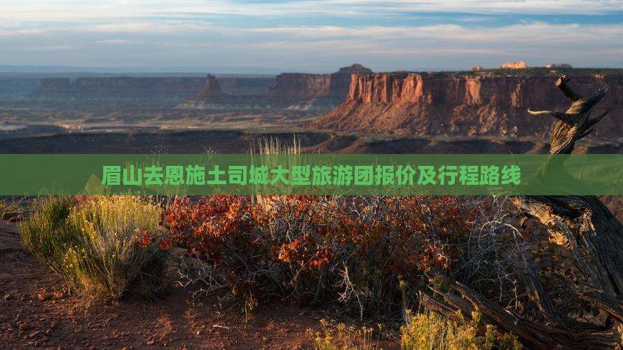 眉山去恩施土司城大型旅游团