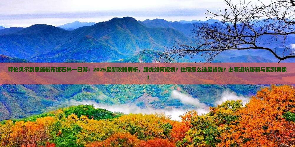 呼伦贝尔到恩施梭布垭石林一日