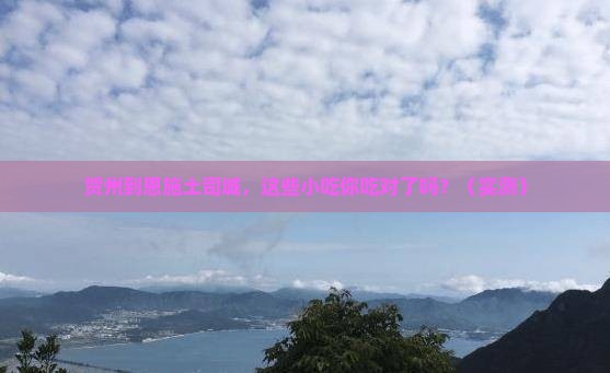 贺州到恩施土司城旅游小吃