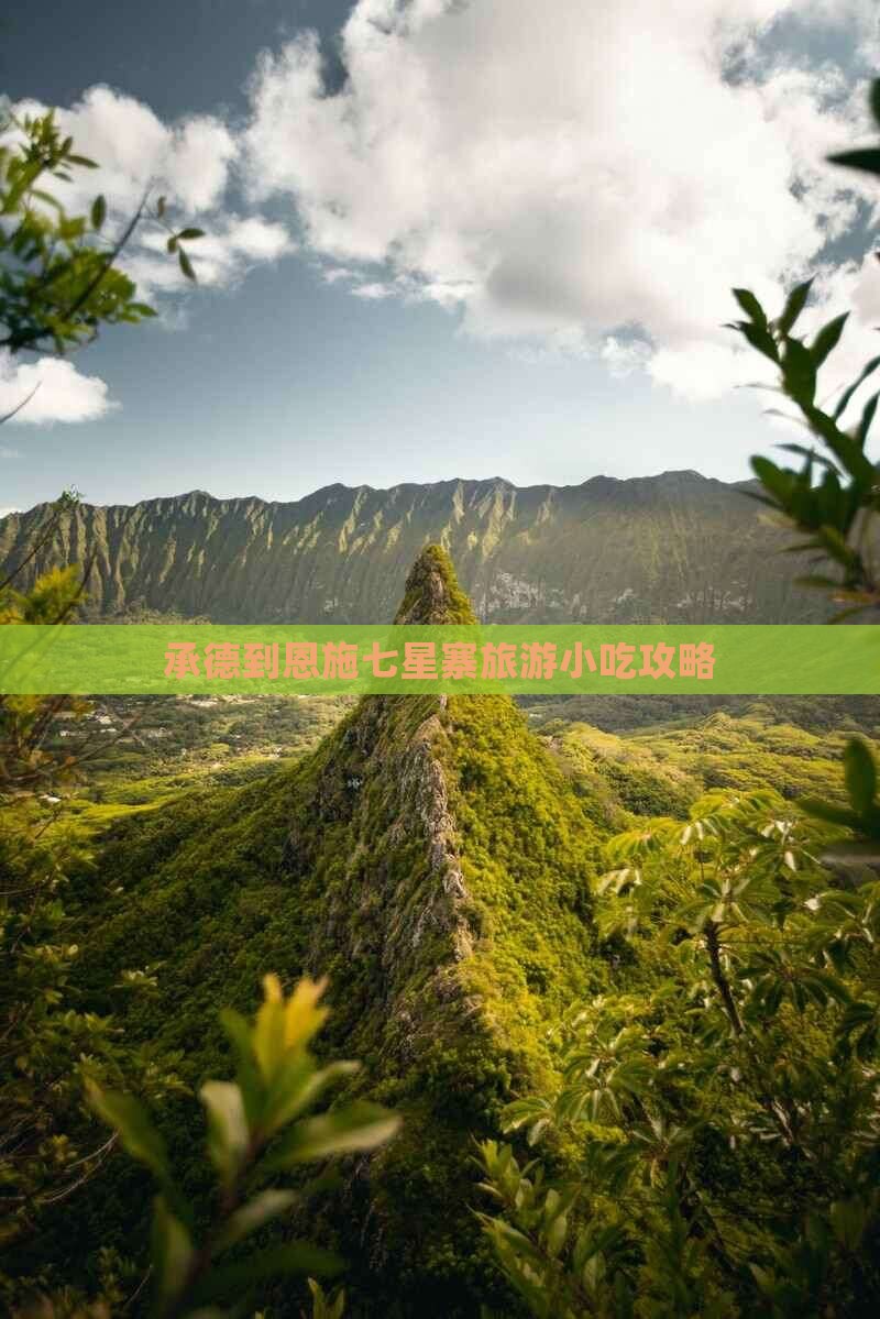 承德到恩施七星寨旅游小吃