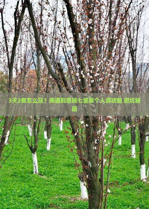 南通到恩施七星寨个人游