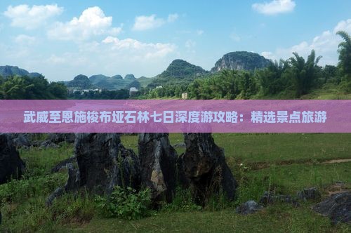 武威至恩施梭布垭石林七日深度游攻略：精选景点旅游