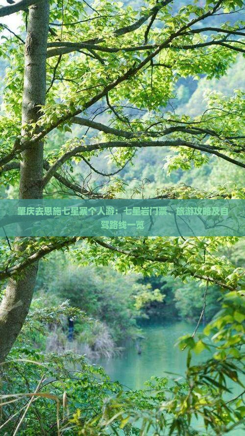 肇庆去恩施七星寨个人游：七星岩门票、旅游攻略及自驾路线一览