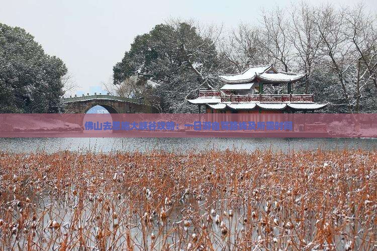 佛山去恩施大峡谷攻略：一日游自驾路线及所需时间