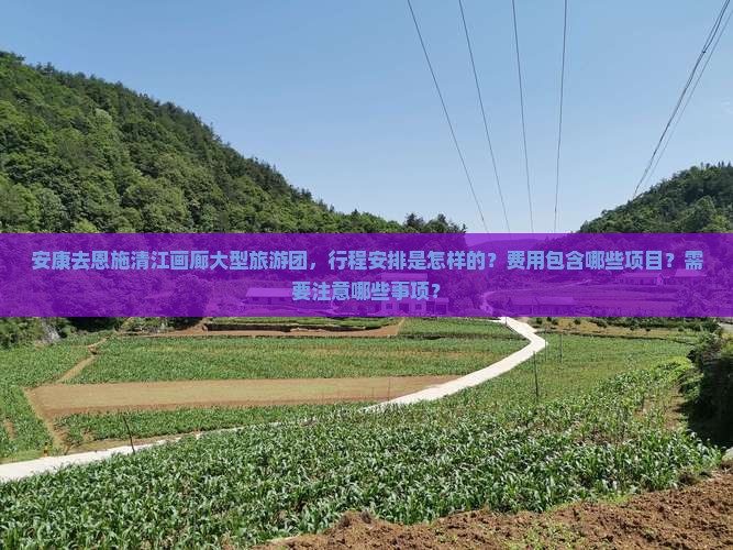 安康去恩施清江画廊大型旅游团