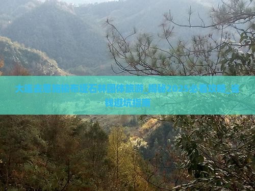 大连去恩施梭布垭石林团体旅游