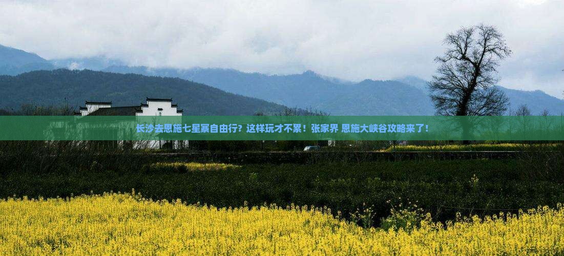 长沙去恩施七星寨自由行