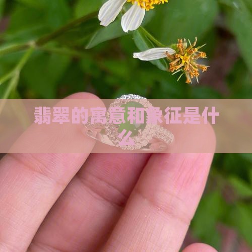 翡翠的寓意和象征是什么