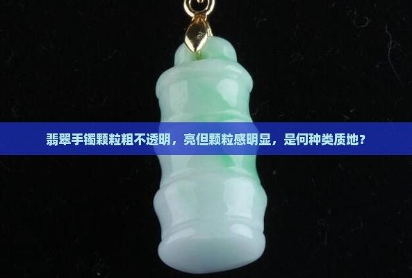 翡翠手镯颗粒粗不透明，亮但颗粒感明显，是何种类质地？