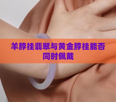 羊脖挂翡翠与黄金脖挂能否同时佩戴