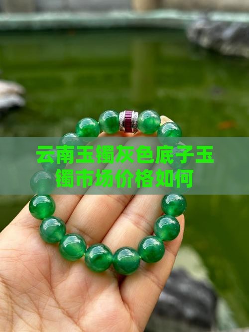 云南玉镯灰色底子玉镯市场价格如何
