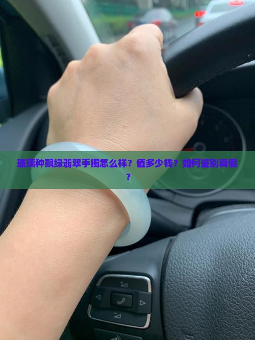 玻璃种飘绿翡翠手镯