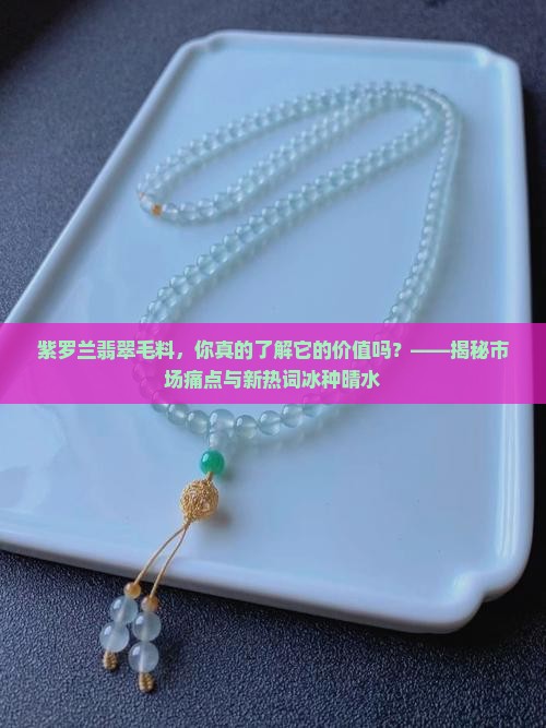 紫罗兰翡翠毛料