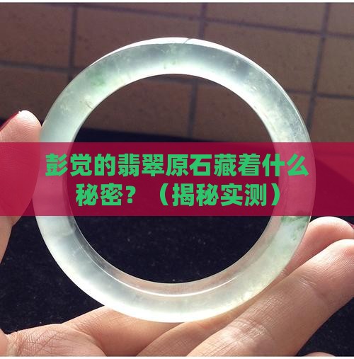 翡翠商人彭觉收藏的翡翠原石