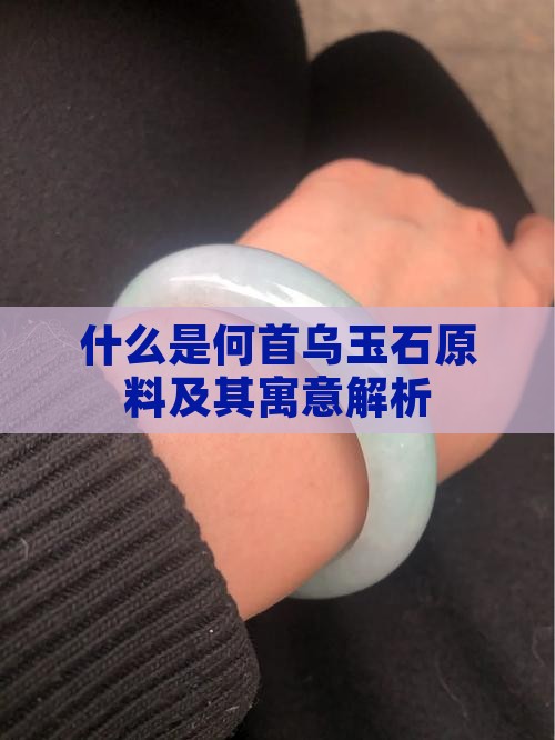 什么是何首乌玉石原料及其寓意解析