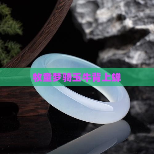 牧童梦骑玉牛背上蝉
