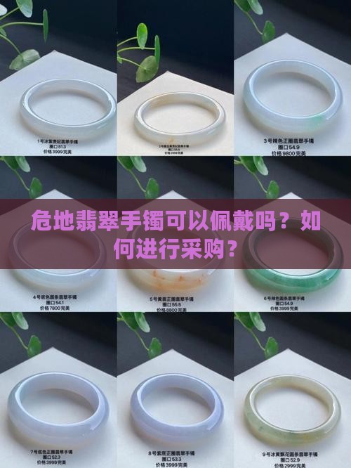 危地翡翠手镯可以佩戴吗？如何进行采购？