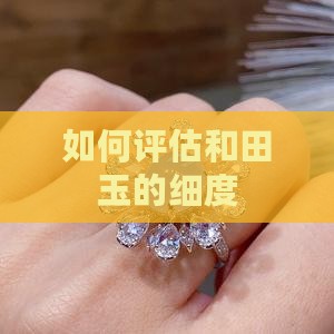 如何评估和田玉的细度