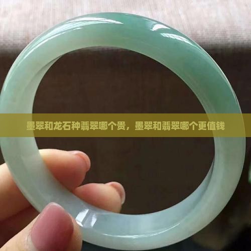 墨翠和龙石种翡翠哪个贵，墨翠和翡翠哪个更值钱