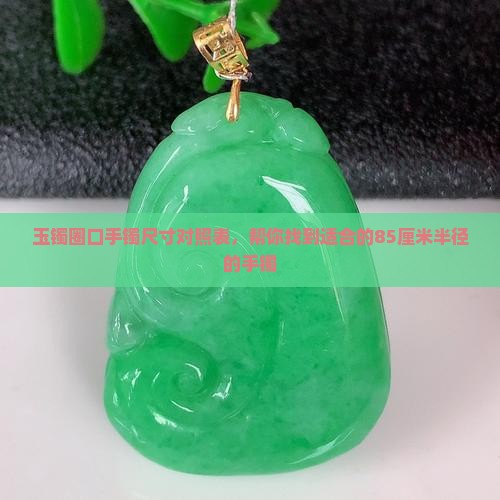 玉镯圈口手镯尺寸对照表，帮你找到适合的85厘米半径的手镯