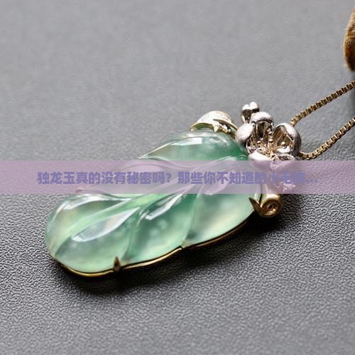 独龙玉缺点