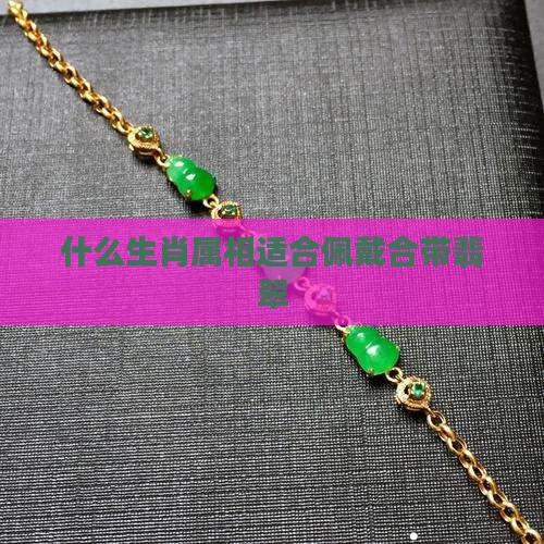 属什么的适合带翡翠
