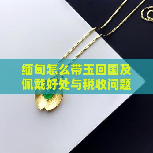 缅甸怎么带玉
