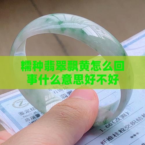糯种翡翠飘黄