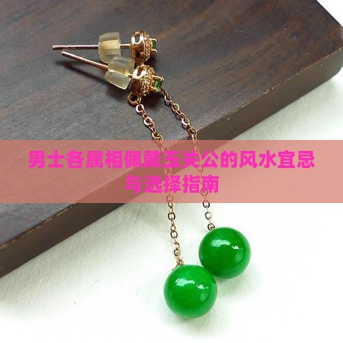 男士各属相佩戴玉关公的风水宜忌与选择指南