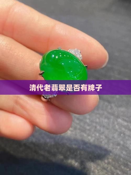 清代老翡翠是否有牌子