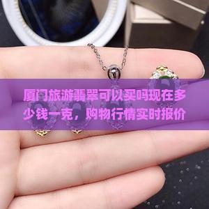 厦门旅游翡翠可以买吗现在多少钱一克，购物行情实时报价