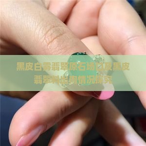 黑皮白雾翡翠原石场口及黑皮翡翠料出肉情况探究