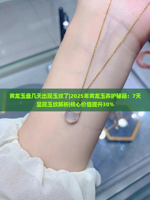 黄龙玉盘几天出现玉纹了